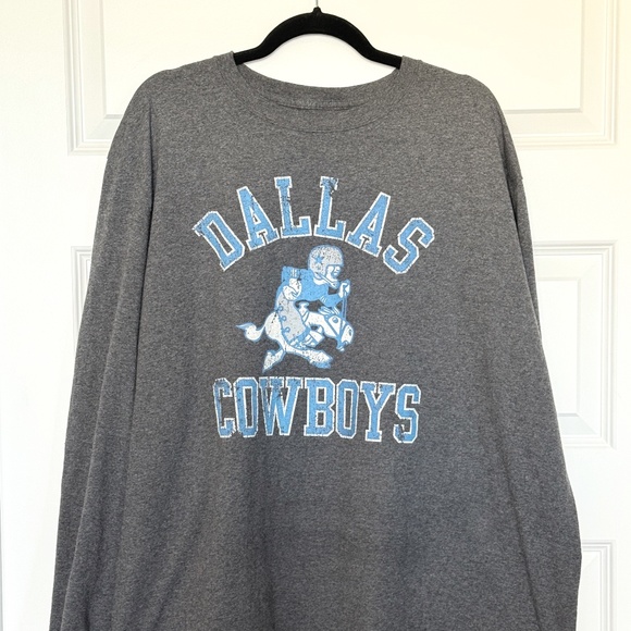 Vintage Dallas Cowboys Authentic Oversized Cowboy Joe Long Sleeve - Picture 1 of 1